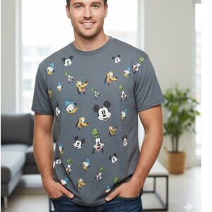 Disney T Shirt Mickey Donald Duck Goofy Vintage 90s Short Sleeve Mens Size XL